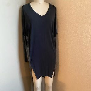 NWOT Jersey Dress size XS black grey